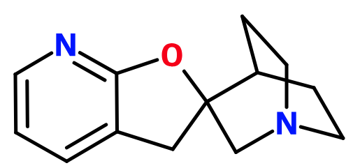 (image for) MCYA0629 3H-1'-azaspiro[furo[2,3-b]pyridine-2,3'-bicyclo[2.2.2]octane]